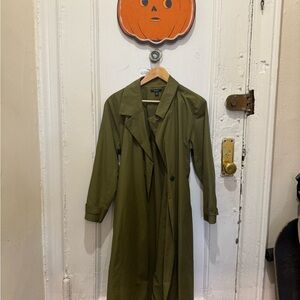 Olive Green Trench Coat